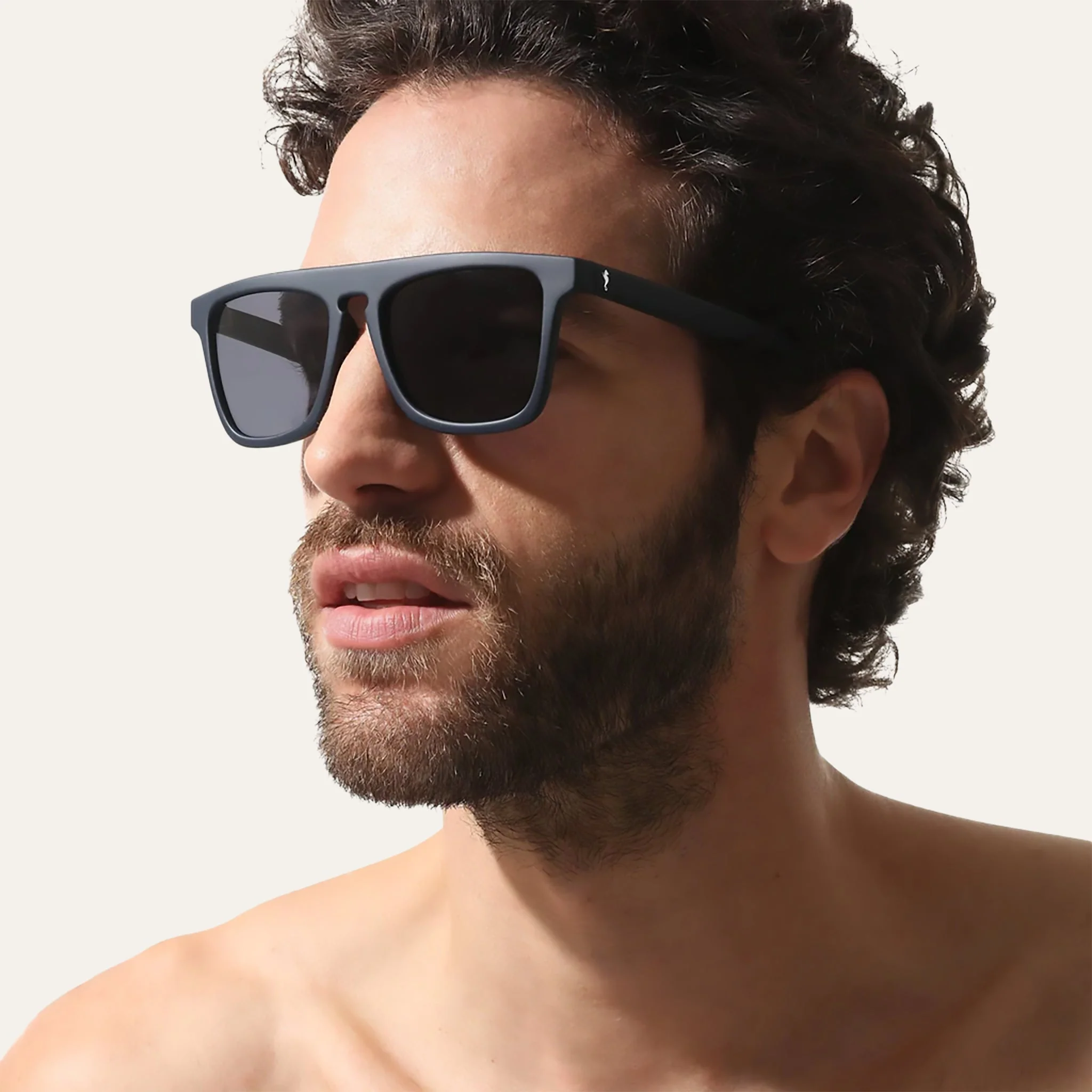 Sunglasses Square Blue - - Image 3